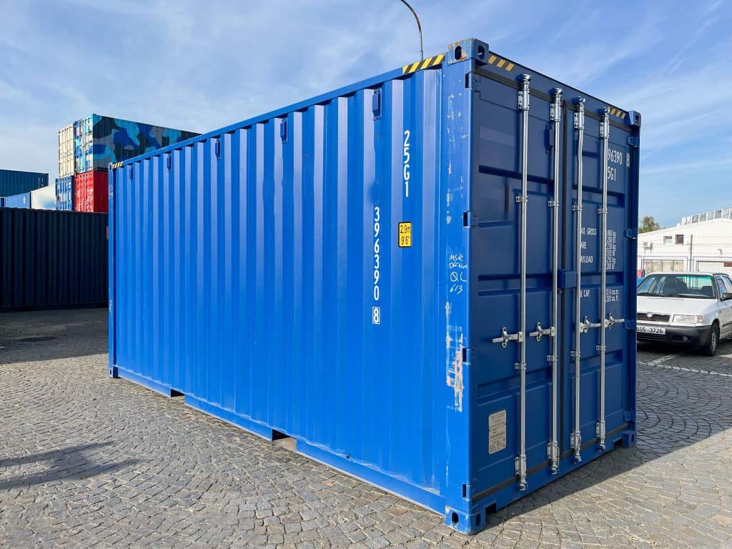 Neuer grauer 20 Fuß Seecontainer