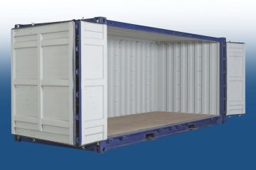 Offene Seitencontainer